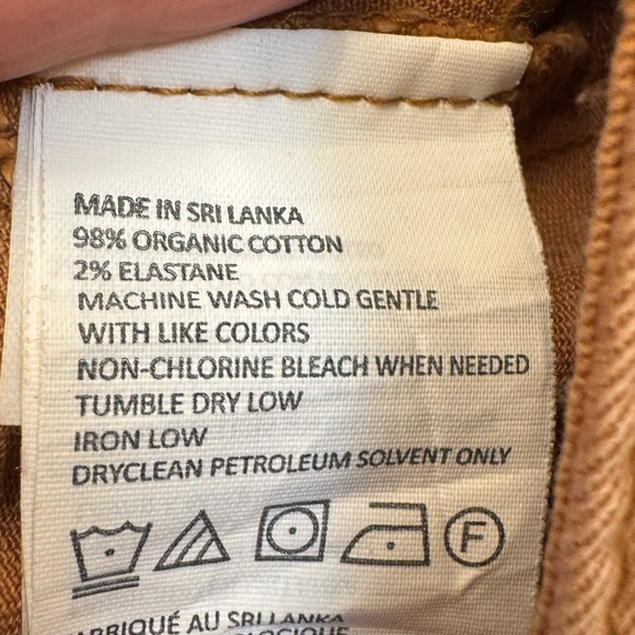 ORGANIC COTTON PrAna Sancho Wide Leg Crop Pants Women’s Hiking Outdoors SZ 14 - Picture 16 of 17